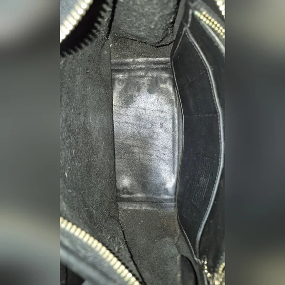 Coach Legacy Bag 9966 Nickel Hardware Vintage Black Leather Shoulder Bag - Picture 10 of 16